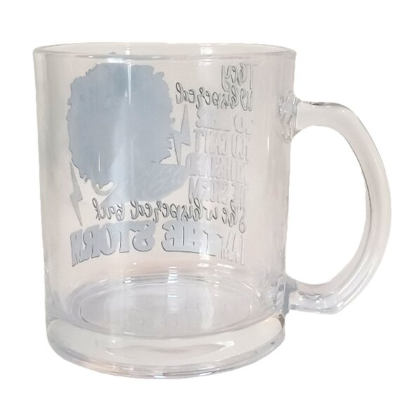 12oz Clear Glass I AM THE STORM Coffee Mug - Picture 3 of 5